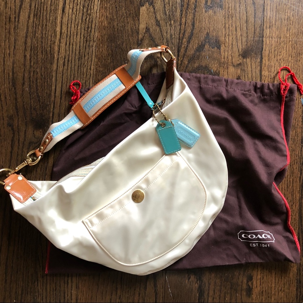 Coach Satin Hobo! Gently Used.